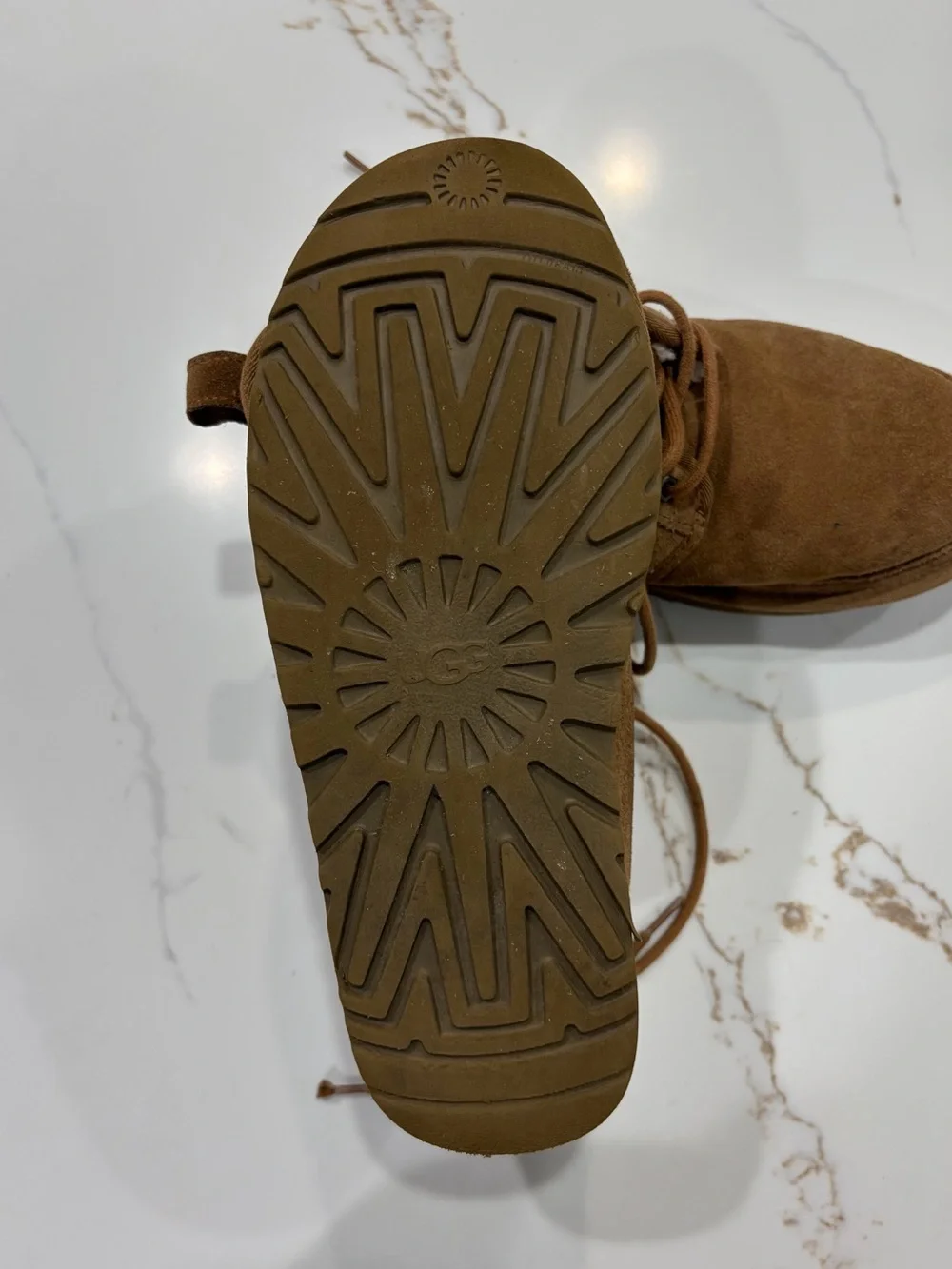 UGG Men's Neumel Tan Suede Chukka Boot, size 10